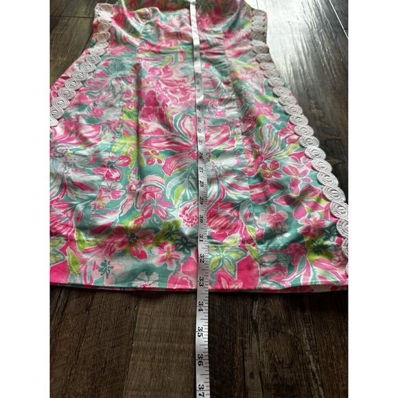 Lilly Pulitzer Mila Stretch Cotton Shift Dress Hot On The Scene Size 00 - Picture 5 of 7